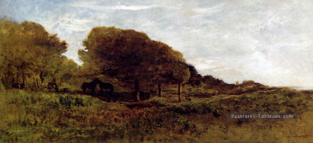 L Barbizon impressionnisme paysage Charles François Daubigny Peintures à l'huile